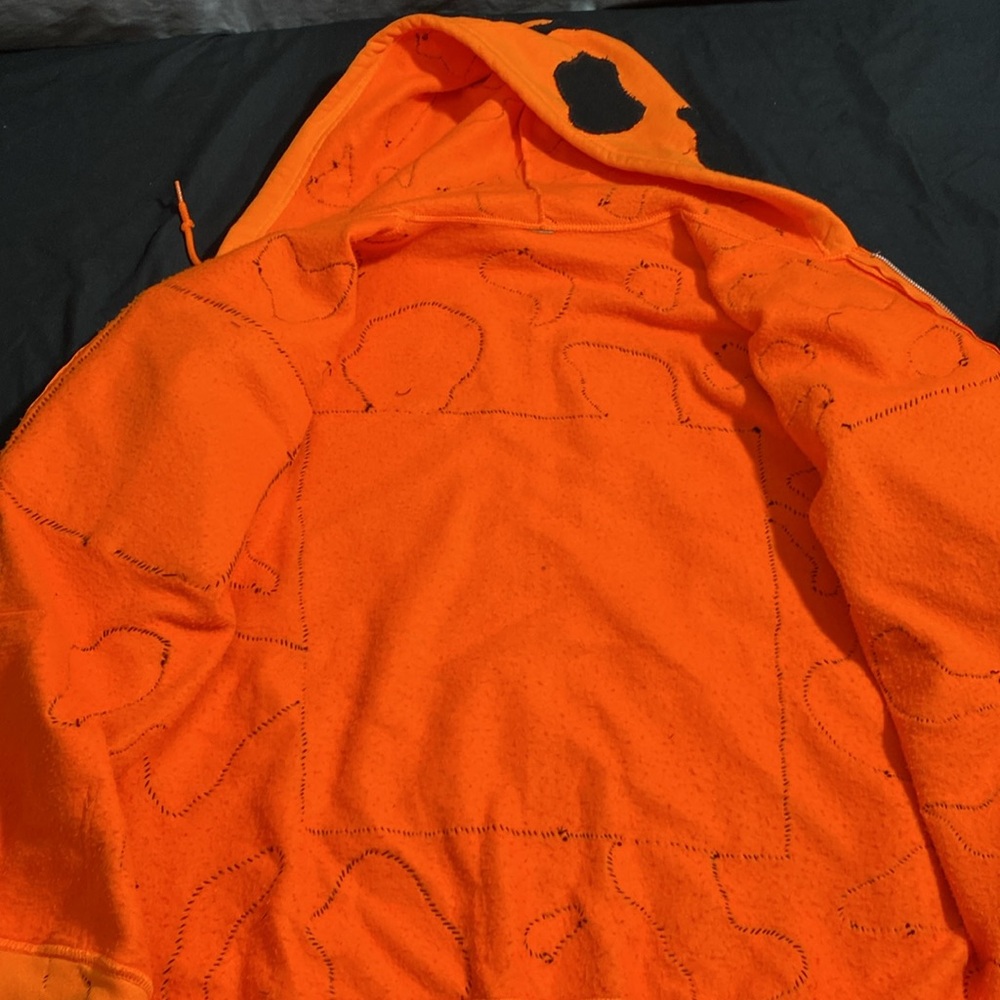 1 of 1 Custom Patchwork Zip-Up Hoodie - Picture 8 of 13